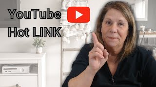 How to add a hot link to your youtube channel page