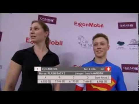 CVI Doha 2014 - Cyril Michel - Free Style - Swiss Vaulters