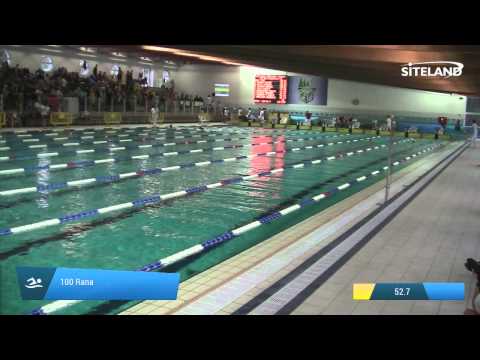 Serie 12 dei 100 Rana  Assoluti Maschi Master - Campionati Regionali Master 2015 VENETO e FRIULI VG