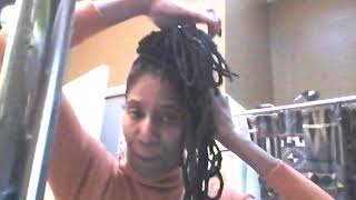 10 Minute Faux Loc Updo Tutorial