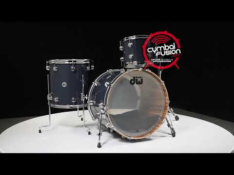 DW Collector's 3pc Maple Kit - Glazed Granite Lacquer w/Zebrawood