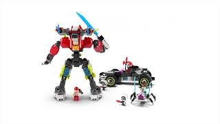 LEGO® DREAMZzz™ 71497 Cooperův tygří robot a Zerův hot rod