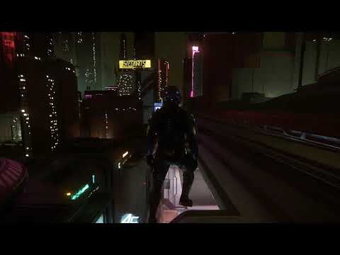 Star Citizen 3.6.0 PTU - ArcCorp Tram Surfing