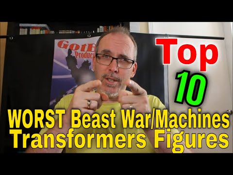 GotBot Counts Down: Top 10 Worst Beast Wars/Machines Figures