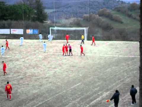 22.01.2012 - Agello-Marra S. Feliciano - 1-0 gol Sevieri.AVI