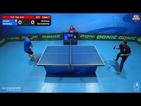 17:30 Andrii Hrabskyi 3-0 Bohdan Doroshenko West 3 WIN CUP 15.12.2022 | TABLE TENNIS WINCUP