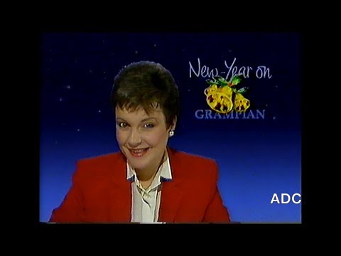Grampian TV adverts trailer in-vision announcer Diana Speed 1st January 1989