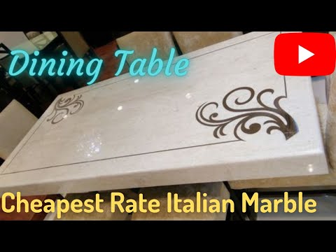 Italian Marble Dining Table