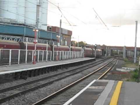 DB Schenker 60063 passing Warrington Bank Quay on a coal train 18th June 2009