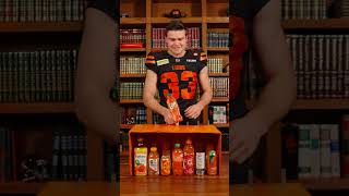 Blind Guessing Orange Drinks! ???????? #bclions #cfl #orangedrink
