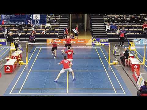 When you nearly fall over the net to get the point!