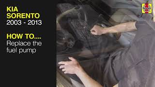 Kia Sorento (2003 - 2013) - Replace the fuel pump