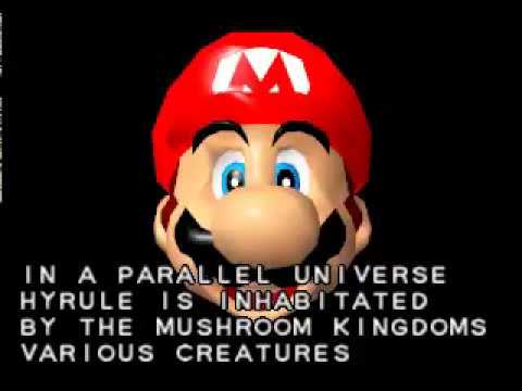 SM64: OoT - Intro Screen Without Music