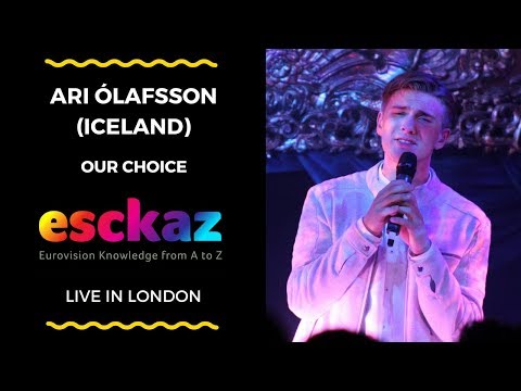 ESCKAZ in London: Ari Ólafsson (Iceland) - Our Choice (at London Eurovision)