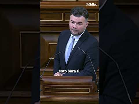 Gabriel Rufián's complaint: "This isn't about technology, it's about ideology."