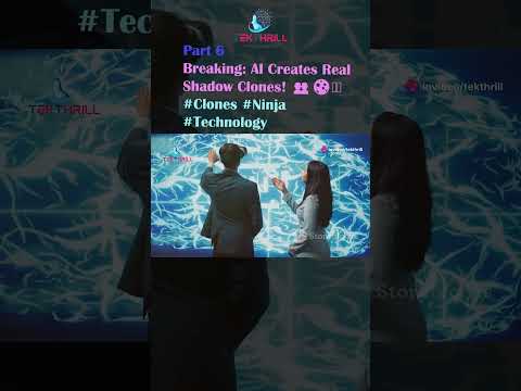 Breaking: AI Creates Real Shadow Clones! 👥🌑 #Clones #Ninja #Technology #ScienceFiction Part 6