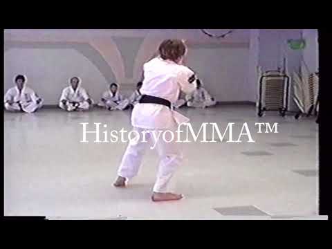 Georges St-Pierre training in Kyokushin Karate at 13.