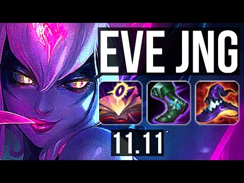 EVELYNN vs SETT (JUNGLE) | Legendary, 18/2/6, 1.8M mastery, 400+ games | EUW Master | v11.11