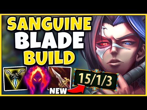 *NEW* SANGUINE BLADE MAKES KAYN A JUNGLE GOD - League of Legends