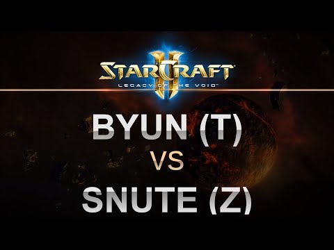 ByuN (T) v Snute (Z) on Abyssal Reef - StarCraft 2 - LOTV 2018