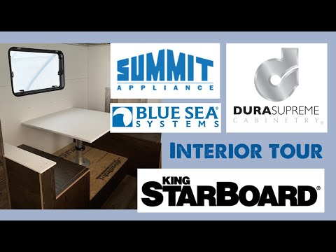 Interior tour overland expedition truck