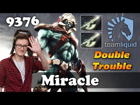 Miracle Huskar - Double Trouble Heaven's Halberd - 9376 MMR Dota 2