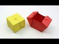 Origami Box Folding | How to Make Beautiful Origami Box with Paper