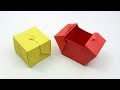Origami Box Folding How To Make Beautiful Origami Box With Paper