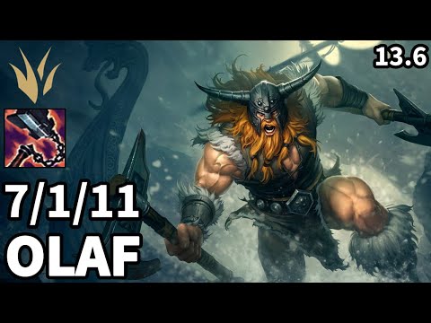 Olaf Jungle vs Sejuani - KR Master  | Patch 13.6