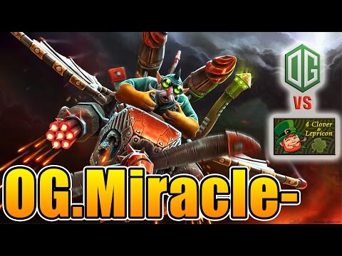 Miracle- Dota 2 [Gyrocopter] OG vs 4C&L - DOMINATING and First WIN for OG