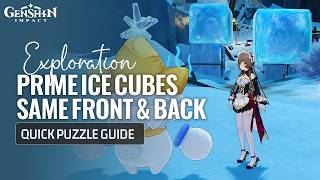 Prime Ice Cubes Of Same Size Front & Back Puzzle Guide | Snezhnaya Exploration |