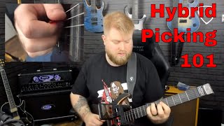 How To Hybrid Pick? | Hybrid Picking Technique Guitar Lesson | Part 1