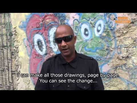 Denis Sint Jago in the Anansi Masters exhibition Curaçao