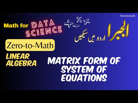 Tasks for Linear Algebra