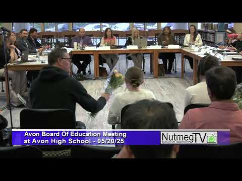 Avon Board of Education Meeting - 05/20/25