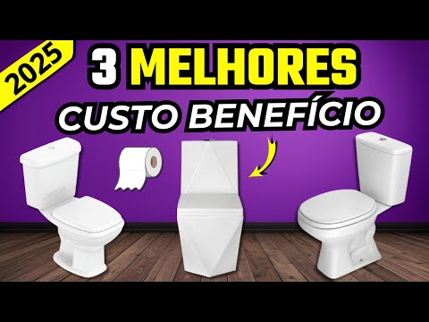 Os 3 Melhores vaso sanitário com caixa acoplada para comprar em 2025! Tem bom e barato e tem Celite
