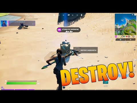 Destroy Special Sandcastles ALL LOCATIONS - Fortnite