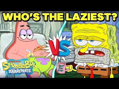 Bikini Bottom Tournament of Laziness 😪 SpongeBob vs. Patrick | SpongeBob