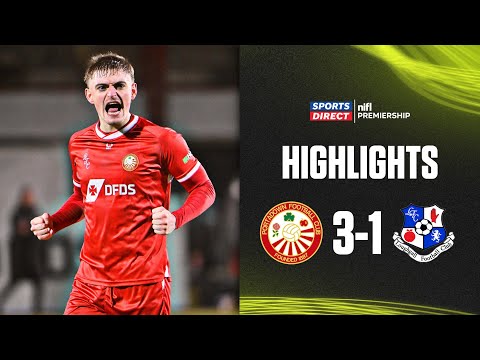 PORTS LOCAL DERBY JOY! | Portadown 3-1 Glenavon | #sportsdirectprem