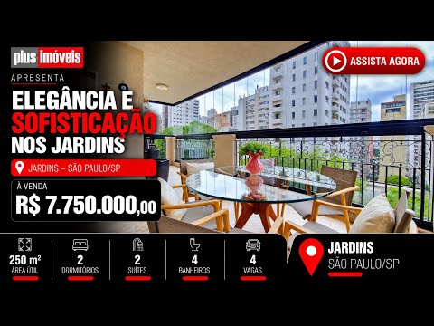 Vídeo do imóvel — APARTAMENTO ALTISSÍMO PADRÃO, JARDINS CONSTRUTORA ADOLPHO LINDENBERG !