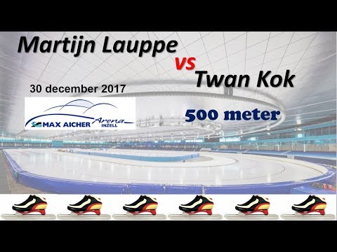 Martijn Lauppe-Twan Kok 500 Inzell 20171230
