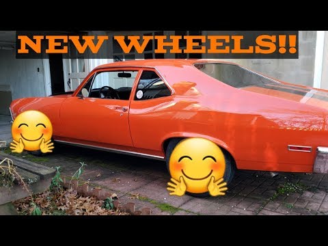 New Ridler 695 wheels and Continental Extreme Contact Sport tires! / 1970 Chevy Nova