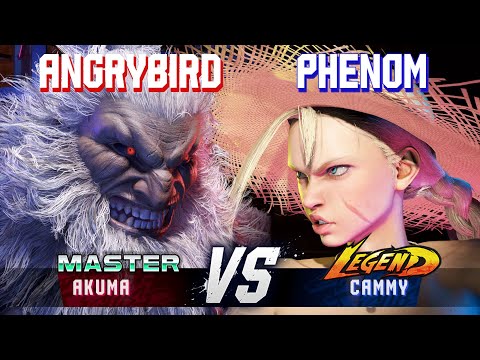SF6 ▰ ANGRYBIRD (Akuma) vs PHENOM (Cammy) ▰ High Level Gameplay