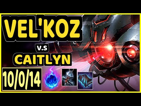 VEL'KOZ ADC - MATSU (VEL'KOZ) vs CAITLYN - 10/0/14 KDA BOTTOM ADC CHALLENGER GAMEPLAY - BR