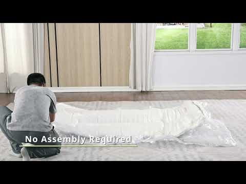 Evara 3 Seater White Sherpa Fleece Compressed Sofa