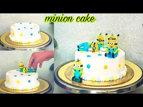How to Decorate MINION Fondant Cake | Top 10 Cake Ideas | Cakes, Cupcakes, and More by So Tasty