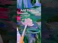 How to paint like Monet? 🎨 Monet tutorial #shorts #short #shortvideo
