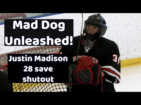 Bridgewater Raritan 3 Ridge 0 | HS Hockey | Justin Madison 28 save shutout