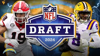 Nabers vs Bowers: Chargers Mock Draft 1.0 (2024) | Director's Cut