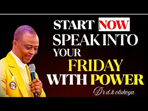 Friday 2nd January, 2026 | Speak Into Your Friday With Power | Dr. D.K. Olukoya